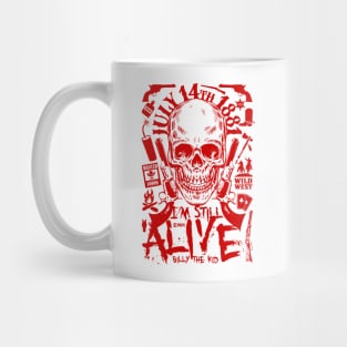 Billy The Kid, Skull Cowboy Mug